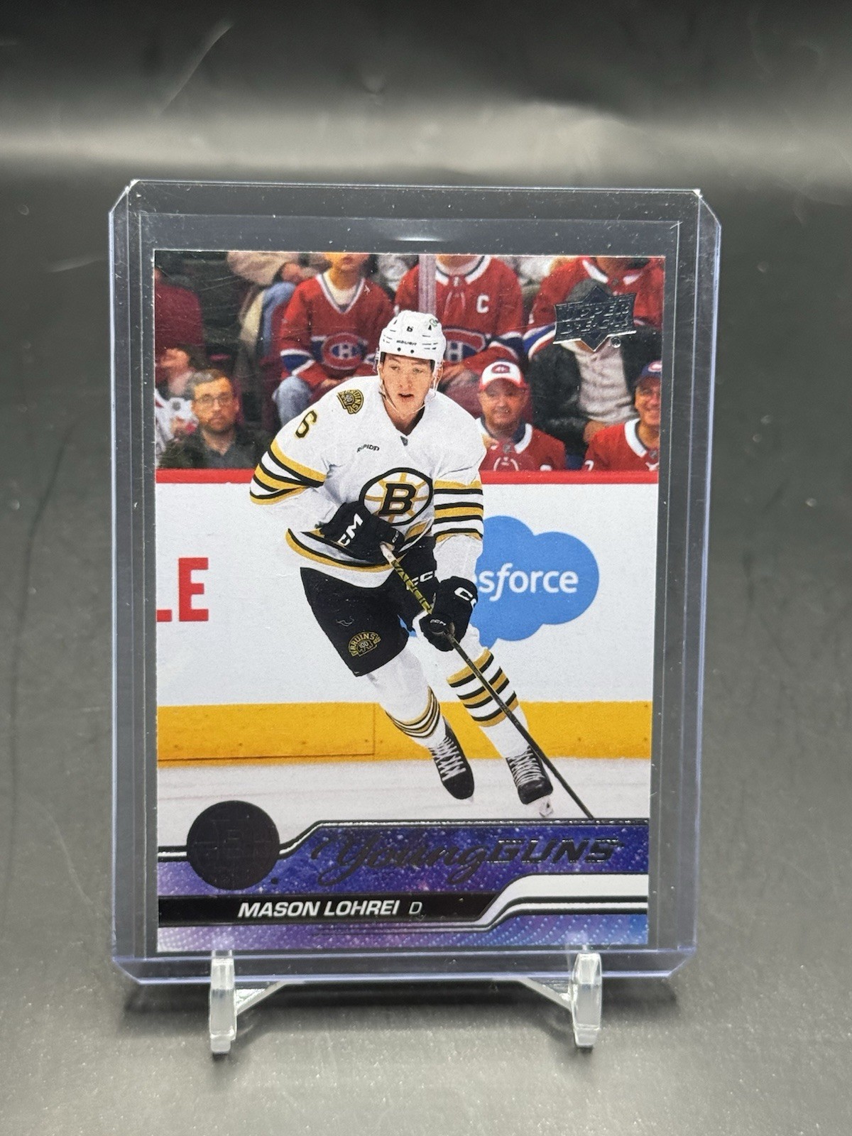 2023-24 Upper Deck Mason Lohrei Young Guns #497 UD Series 2 Rookie