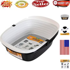 Arm  Hammer Large Sifting Cat Litter Box with Microban for Easy, Odor-Contro...