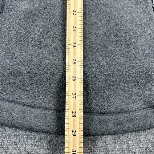 BAERSkin Fleece Jacket Mens Large Gray Hooded Tactical Zip Pockets Patch Panels - Picture 8 of 11