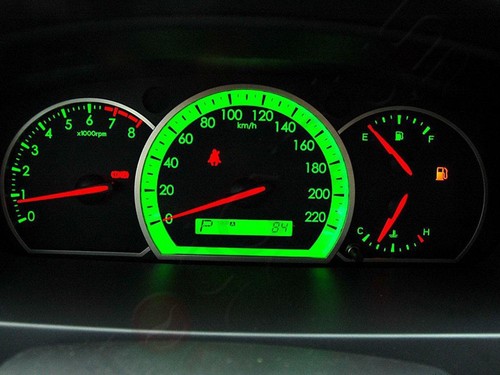 Instrument Cluster green LED Kit For 1995-1999 GM Silverado Tahoe Yukon Suburban - Picture 5 of 6