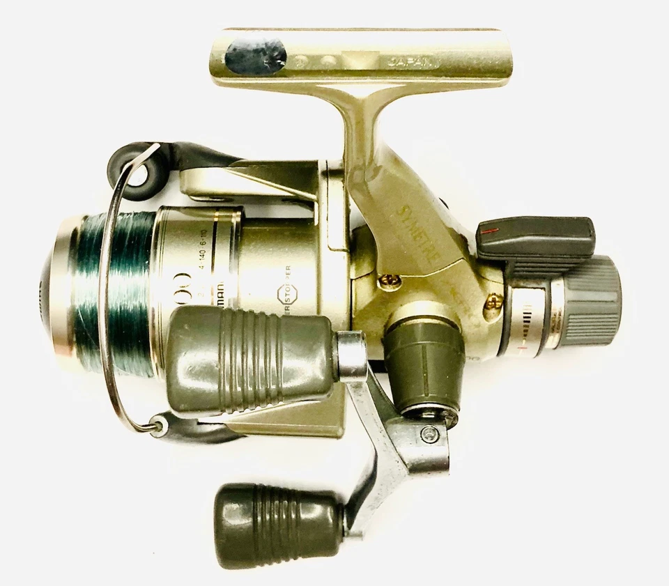 Shimano Twin Paddled Aero Symetre Spinning Reel 1000 Rear Drag / Made In Japan - Image 3 of 4