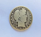 1912-D Barber Half Dollar - Circulated