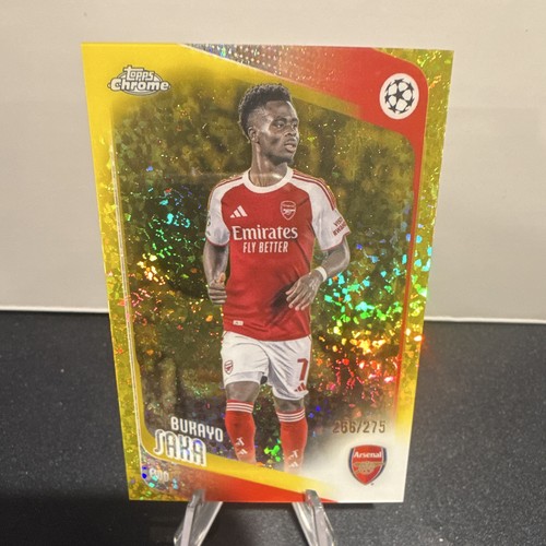 Topps Topps Chrome 2026 Bukayo Saka Arsenal FC #12 Gold Refractor /275