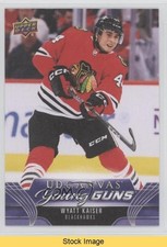 2023-24 Upper Deck Series 1 UD Canvas Young Guns Wyatt Kaiser #C98 READ 0b3