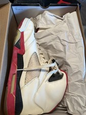 Jordan 5 OG 1990 White Fire Red for Sale | Authenticity Guaranteed