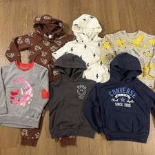 Boys Hoodie Sweatshirt Clothing Lot Size 4-5 7 Pieces