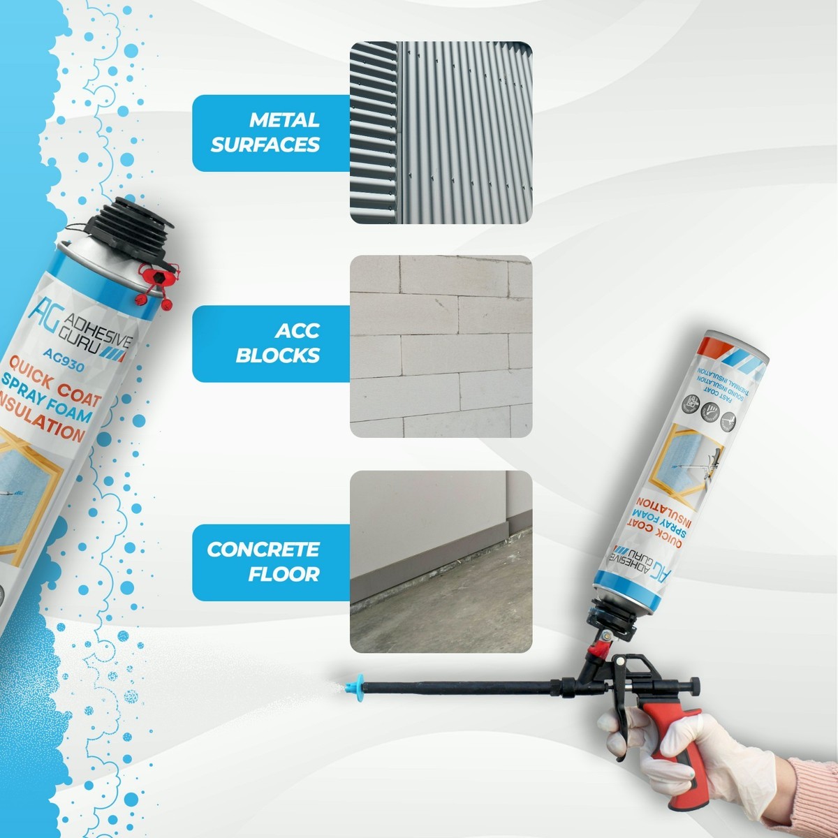 Spray Foam Insulation Kit Closed Cell Self Expanding Foam 240 Bd