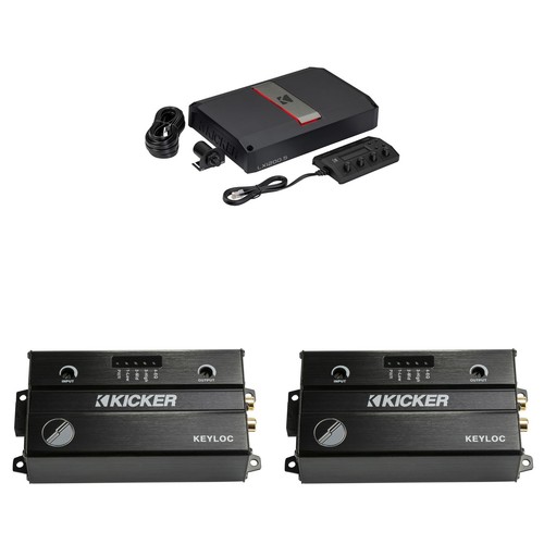 Kicker LX1200.5 , (2) KISL, 4-Channels Full Range 125 Watt & 700 Watt Subwoo...