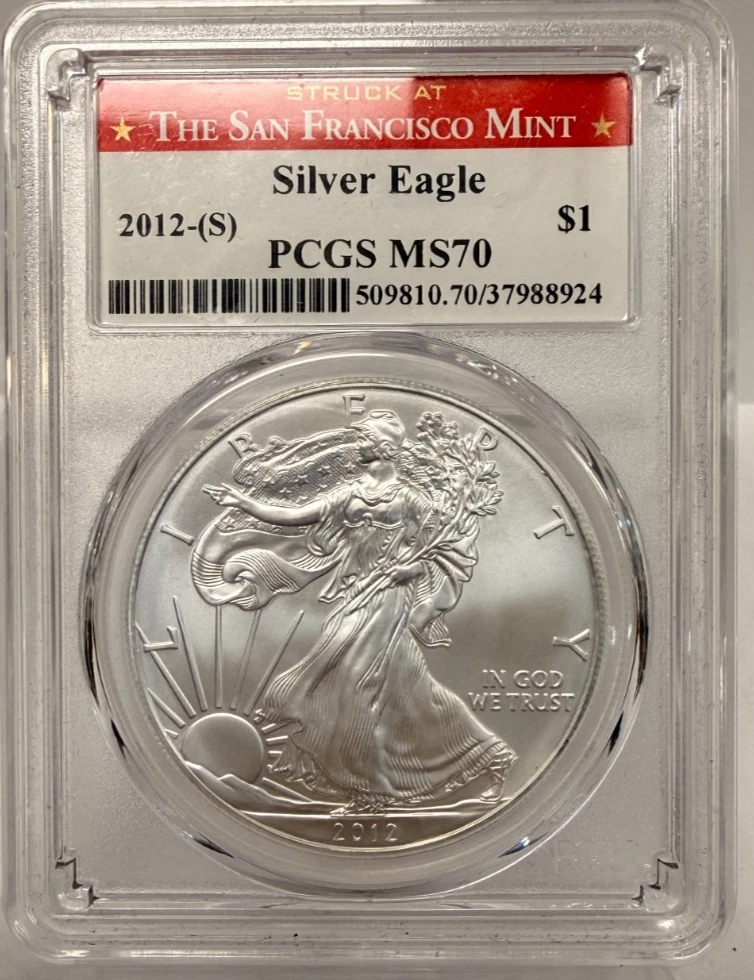 American Eagle MS 70 Graded 2012 Silver Bullion Coins for sale | eBay