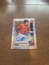 2020 BC  Pros Colin Barber 1st Bowman Ref Auto #CPA-CBA #365/499 MADE C001084