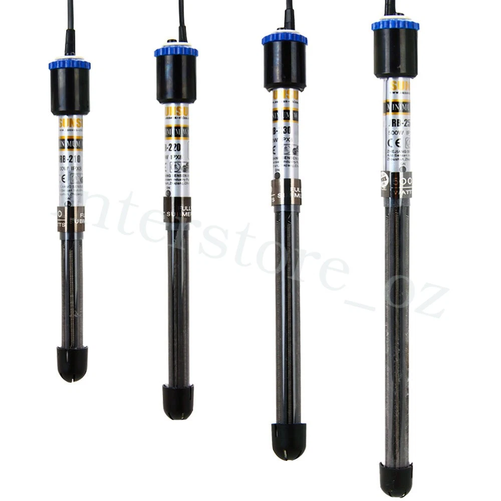 Aquarium Heater Submersible Fish Tank Auto Water Thermostat Heating Rod AU STOCK