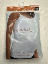 Isabel Maternity Belly Support Seamless Maternity Size S/M Cami Black