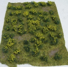JTT SCENERY 95605 FLOWERING MEADOW LANDSCAPING SHEET  YELLOW  5" X 7" JTT95605 