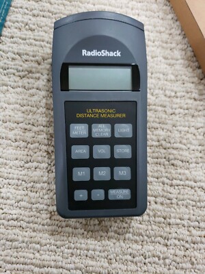 LCD Digital Readout Distance Measurer: 3' to 60' 1 Touch Calculation Up To 60'