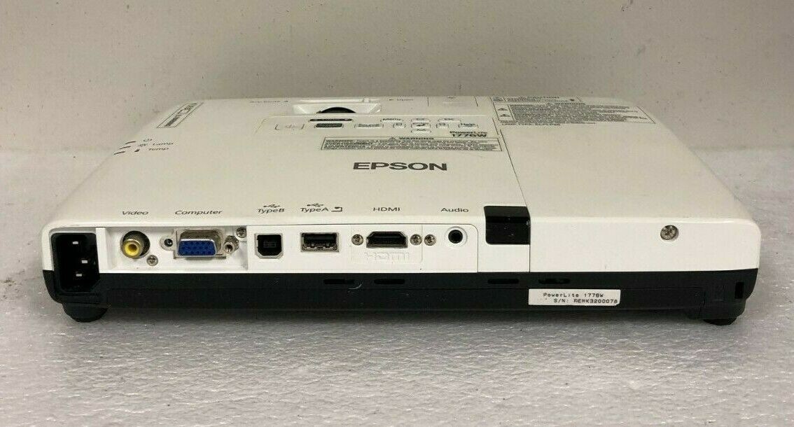 Epson America PowerLite 1776W Tri-LCD Projector Very Good