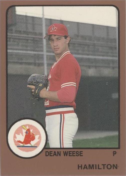 1988 ProCards Minor League - Dean Weese #1744 - 1 of 1