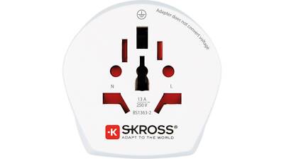 Skross Travel Adapter Set Combo 1.500210-E World to Australia/China - White