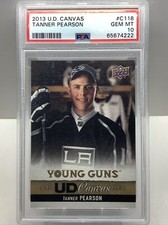 2013 UPPER DECK YOUNG GUNS TANNER PEARSON CANVAS #C118 RC PSA 10 GEM MT *POP 9