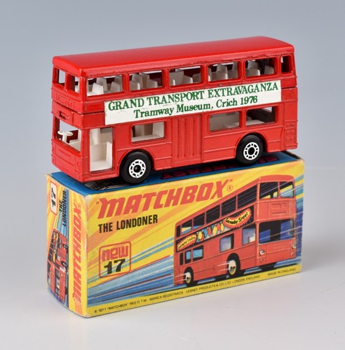 Matchbox Superfast MB17-B London Bus (Red) 'Transport Extravaganza 1976' *MIB* - 第 1/3 張圖片