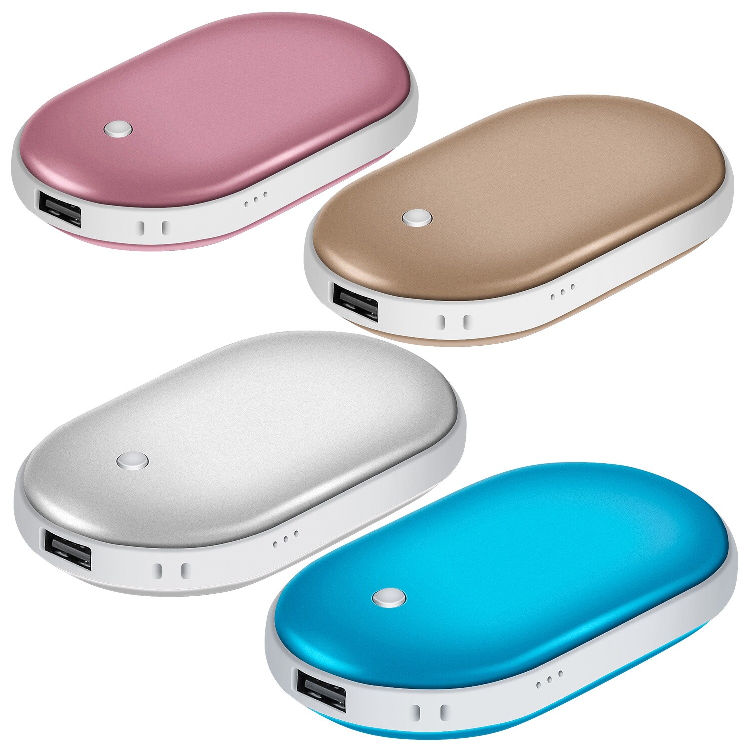 5000mAh Rechargeable Power Bank Hand Warmer USB Charger Pocket Electric  Heater | eBay