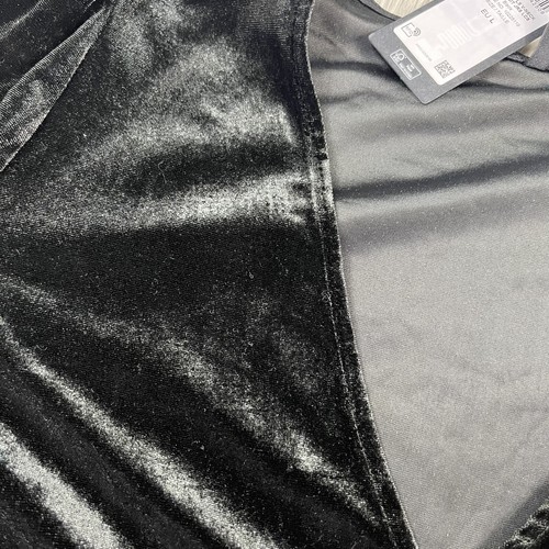 Mono Vero Moda Dylan Negro Terciopelo Cinturón Talla Grande - Imagen 13 de 19
