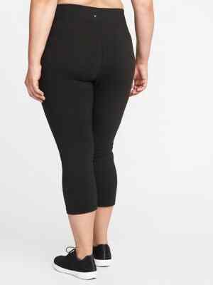 Old Navy Women's Active HIGH RISE Plus-size Compression Crops