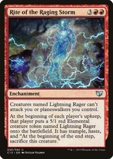 1x Rite of the Raging Storm NM Eng MTG - Commander 2015