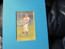 Charles Gehringer Signed Perez Steele Matted JSA AUCTION CERTIFIED Great Moments