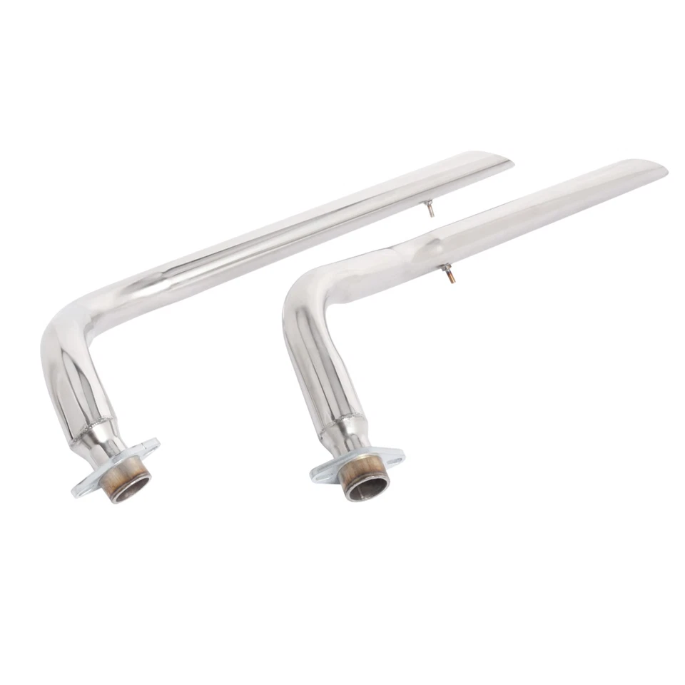 Polish Muffler Exhaust System Pipes Silencers for Honda Shadow Aero VT750 VT400 - Image 4 of 4