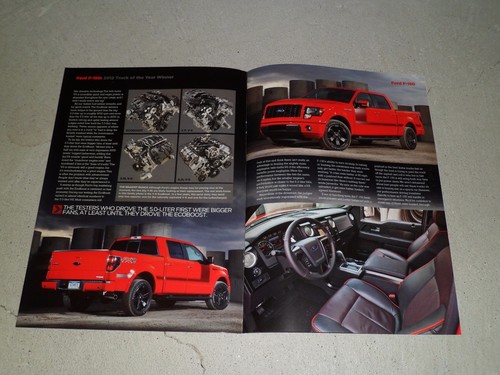 VARIOUS FORD COLOR SALES BROCHURE VINTAGE NOS 2009 - 2017 MUSTANG F-150 F150 - Afbeelding 6 van 14