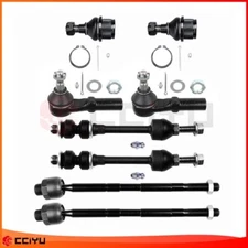 Set Of 8 For 2004-2010 Dodge Ram 3500 Front Tie Rod Ends Ball Joints Suspension