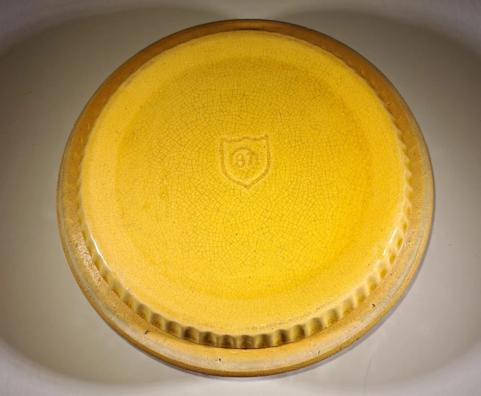 McCoy Rare * Yellow Elephants on Parade * Planter Bowl Early Stoneware - Image 3 of 4