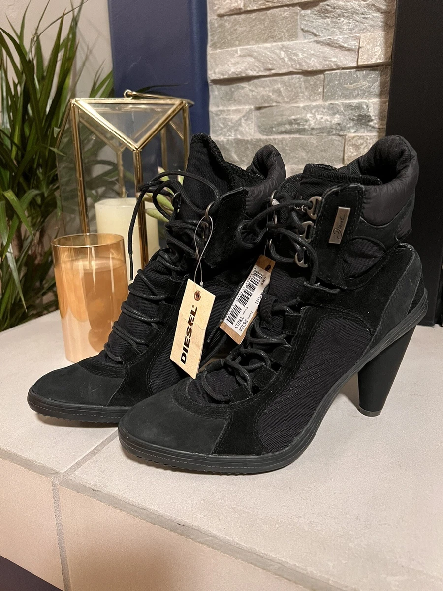 Diesel clearance boots black