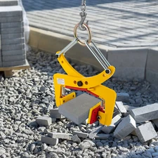 Stone Slab Lifting Clamp Heavy Duty Plate Lifter Clamp Jaw Opening 4.72-9.45in