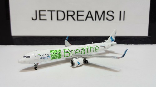 1/400 AZORES AIRLINES AIRBUS A321 NEO BREATHE COLORS CS-TSF GEMINI JETS SPECIAL - Picture 6 of 11