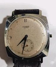 Universal Geneve Swiss Watch Vintage Wristwatch Manual Wind 1940 Collectible
