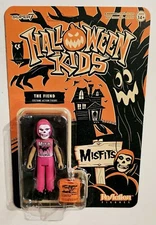 SUPER 7 HALLOWEEN KIDS MISFITS THE FIEND COSTUME ACTION FIGURE with CANDY BAG