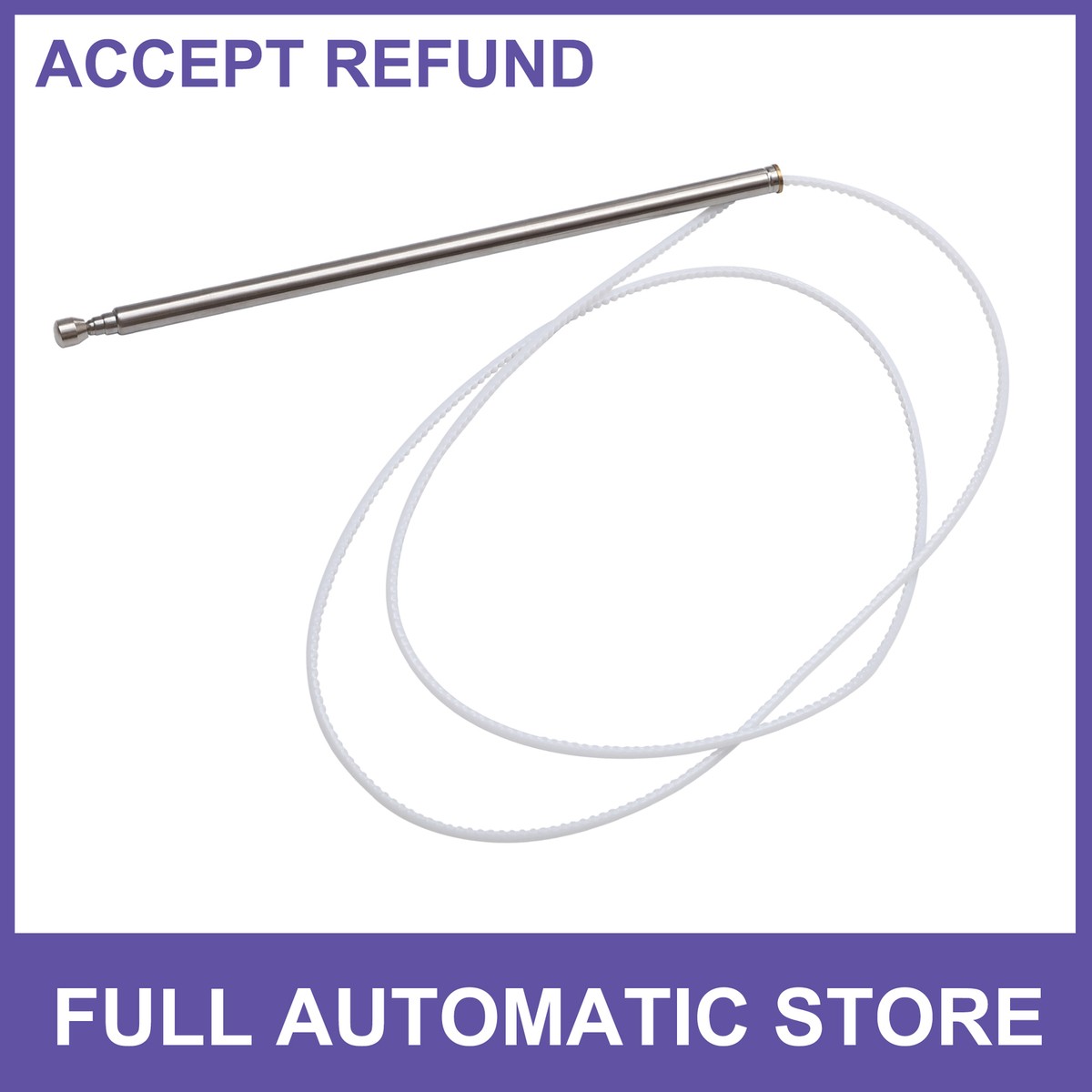 Car Antenna Single Custom for Nissan 300ZX 1984-1996 Rubber, Metal