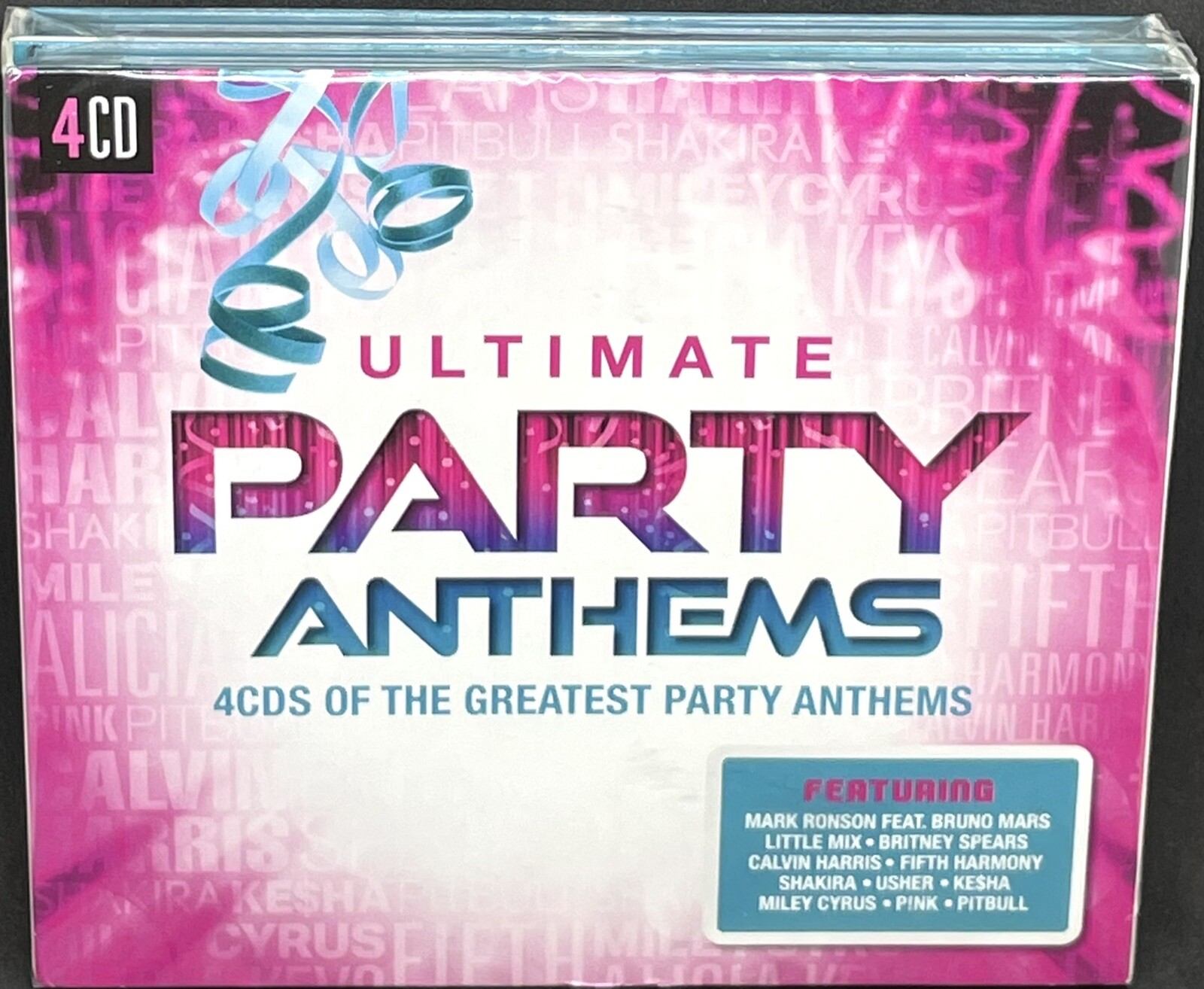 ULTIMATE PARTY ANTHEMS - VARIOUS ARTISTS, 4X CD ALBUM, (2018), NEW & SEALED.