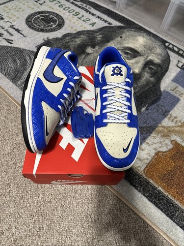 Nike Dunk Low Jackie Robinson Schuhe Herren 14 DV2122-400 Racer Blue Coconut Neu - Bild 7 von 7