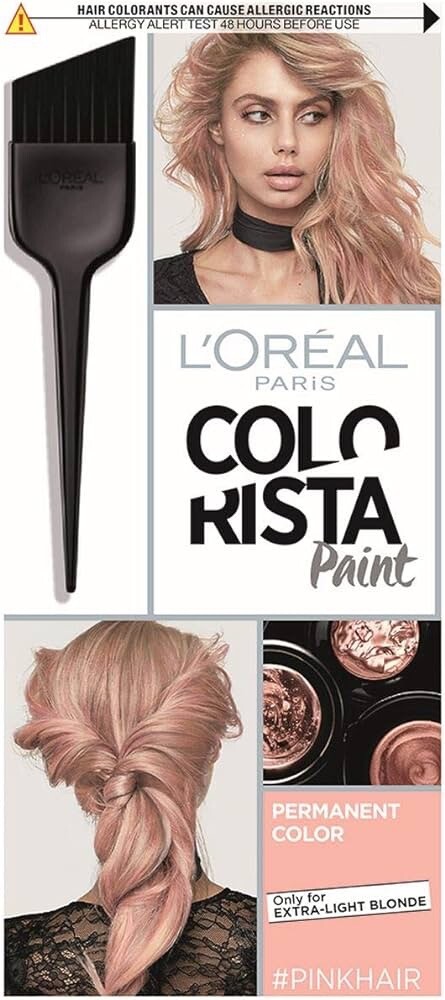 Colorista Paint Pink Hair L'Oréal coloration permanente haute ténacité reflets vibrants