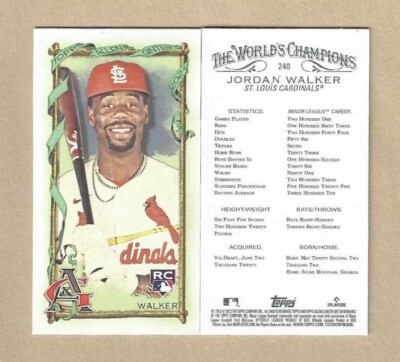 2023 Topps Allen & Ginter JORDAN WALKER Cardinals MINI BASE #240 RC