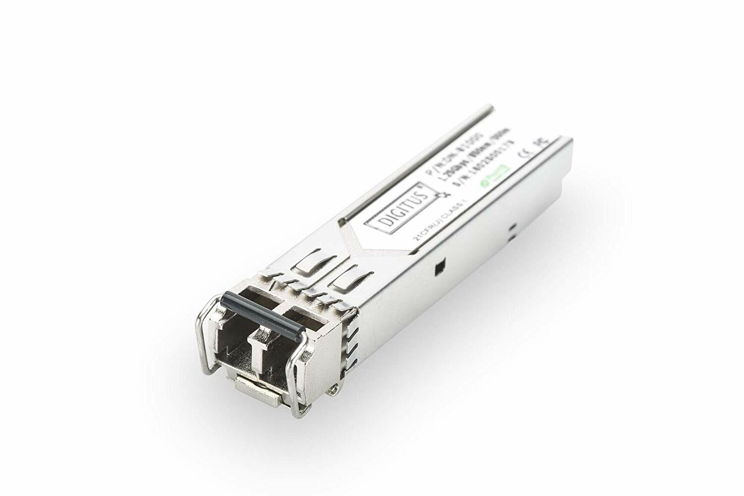 Module SFP mini GBIC Digitus 1.25 Gbps transmetteur fibre multimode LC duplex 0.55 km