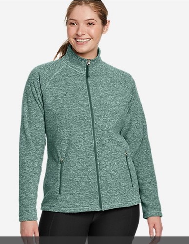 NWT EDDIE BAUER micro fleece full zip jacket women’s size 2X - Picture 10 of 11