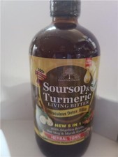 Organic Soursop  Turmeric Living Bitter 5 IN 1 Colon Cleanser  Detox 16 OZ