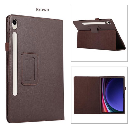 Leather Case for Samsung Galaxy Tab S9 FE 10.9 Shockproof Smart Flip Stand Cover - Picture 13 of 28