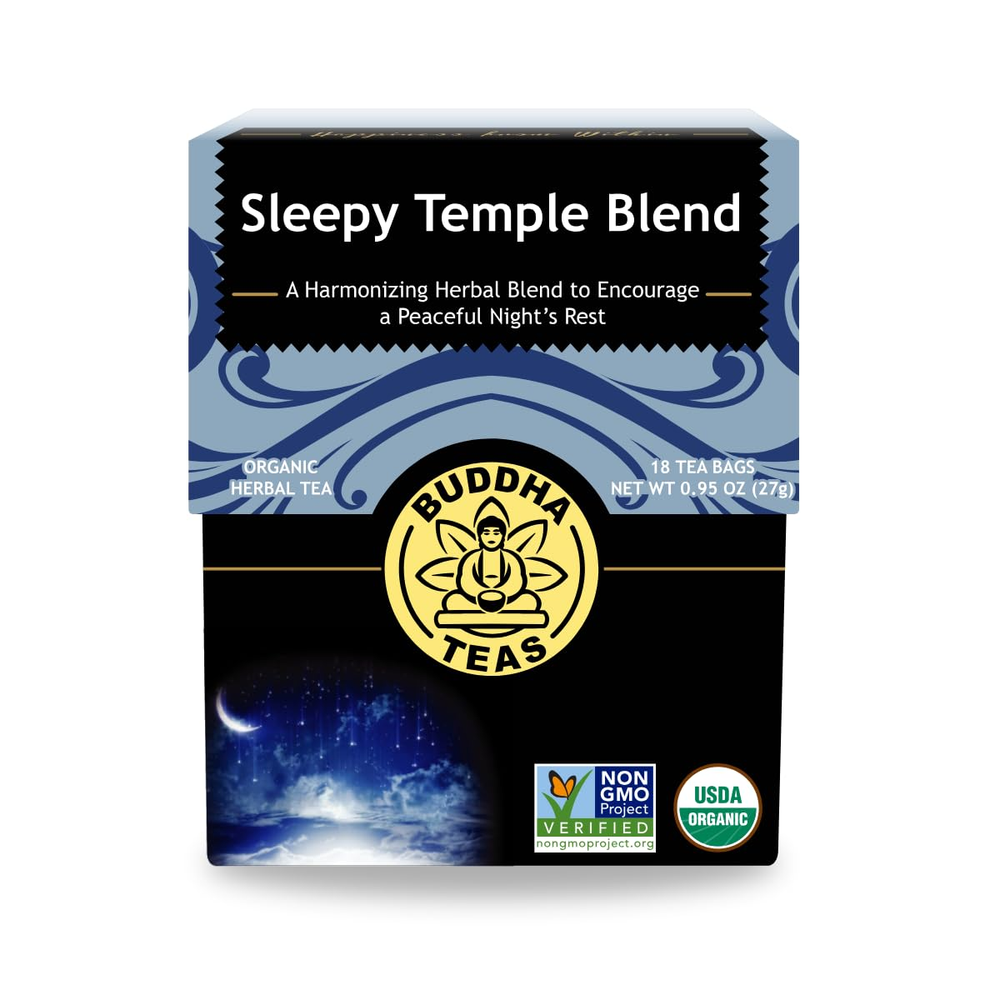 - Sleepy Temple Blend - Organic Herbal Tea - for Health & Wellbeing - Blend of H
