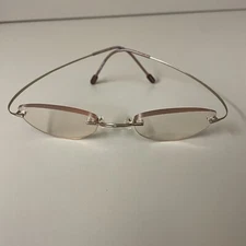 MARCHON AIRLOCK 700/16 052 Brown Rimless Titanium Eyeglasses Frames 46-21 140