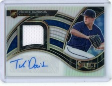 2021 Panini Select Silver Prizm TUCKER DAVIDSON Rookie Auto Patch /199 - Braves 