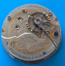 18 SIZE SETH THOMAS TWO TONE GRADE 159 MODEL 5 POCKET WATCH PARTS